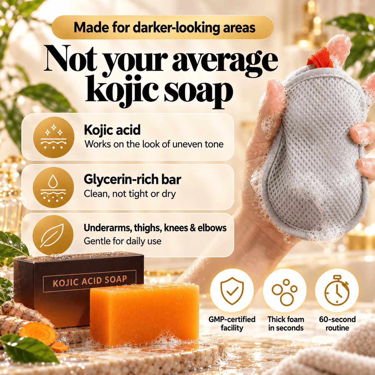 Virezaa Kojic Acid Soap Kit